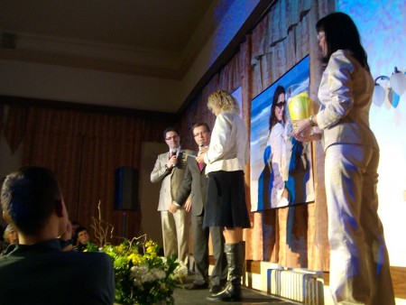 Předání poukazu na AQUAoptimal